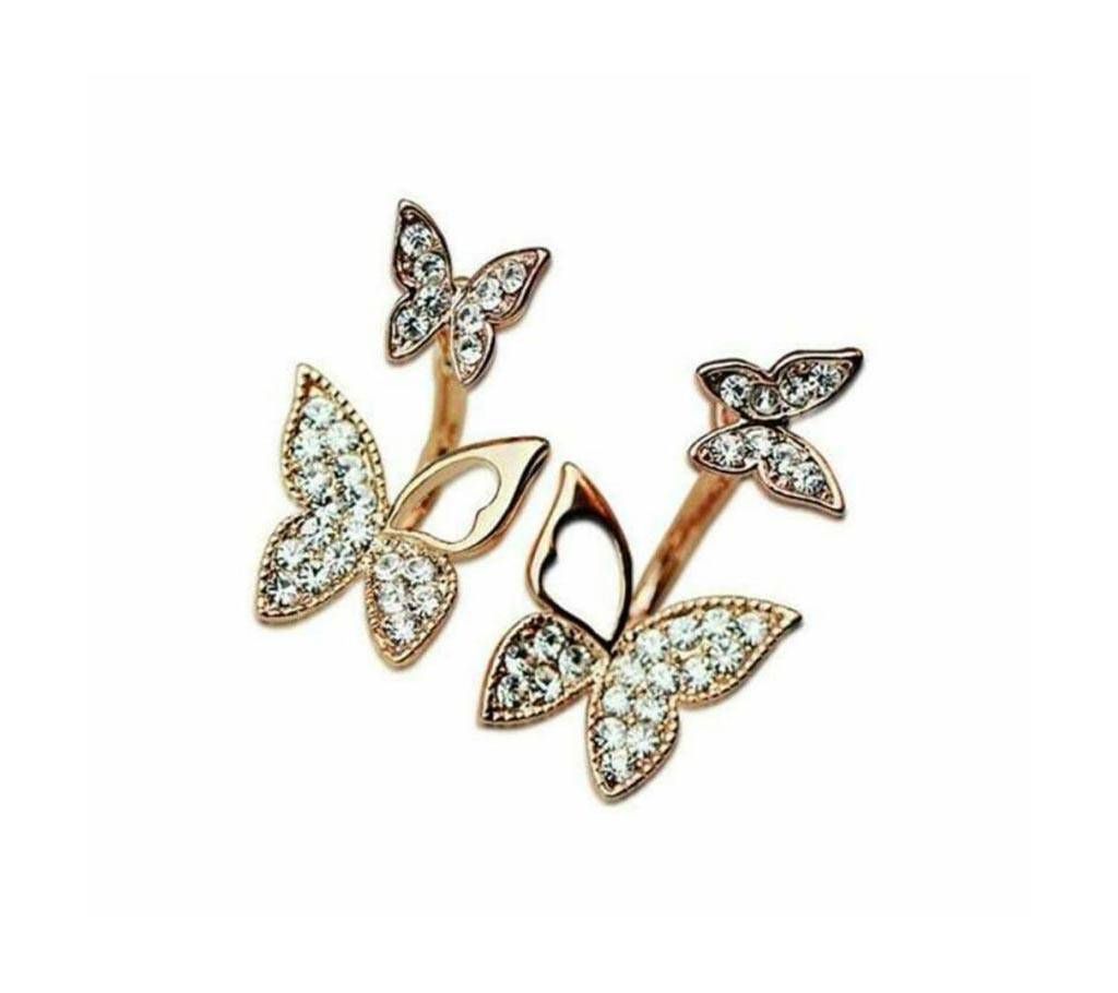 Butterfly Shaped Stone Earring