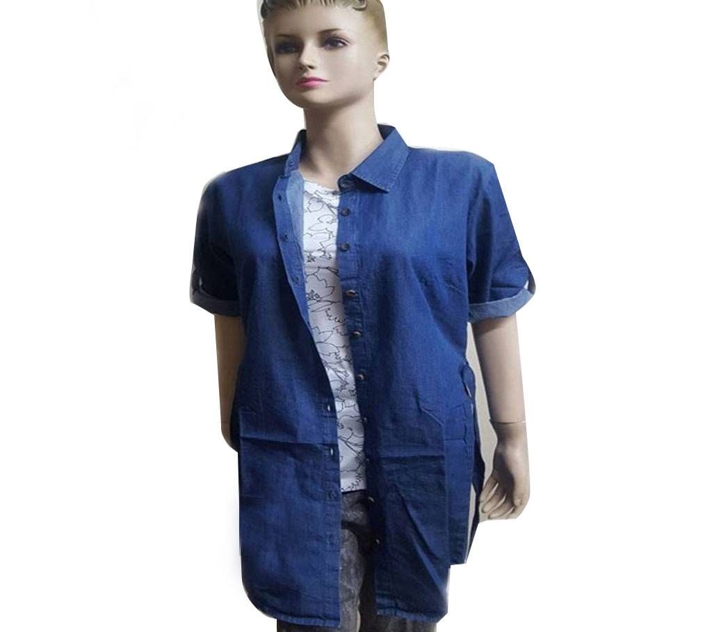 Ladies Full Sleeve Casual Denim Shirt