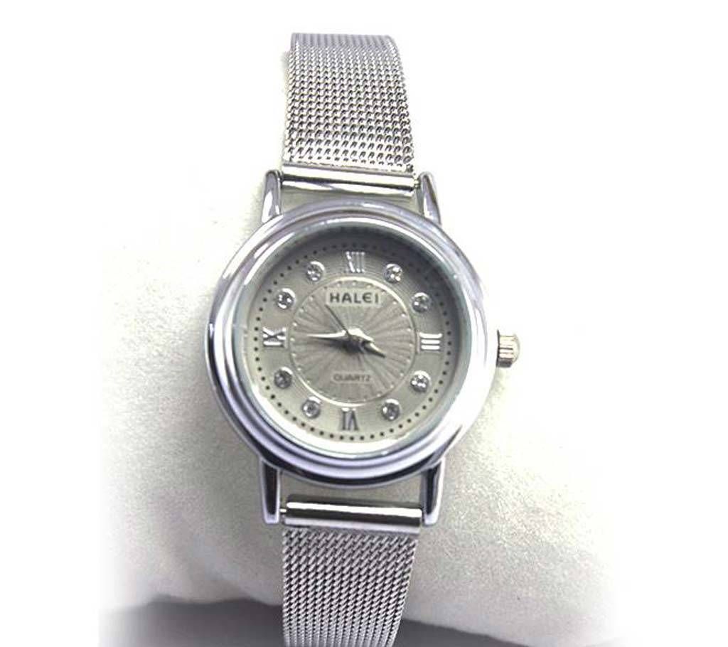 HALEI Ladies Stainless Steel Bracelet Watch