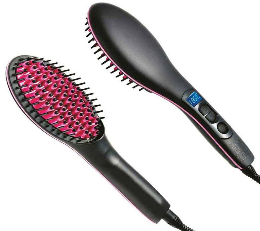 SIMPLY STRAIGHT Ceramic Hair Straighter Brush
