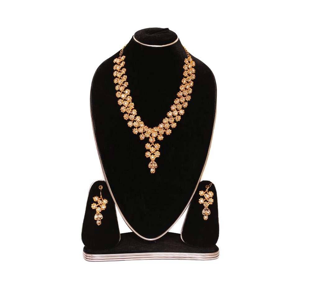 Necklace with ear ring