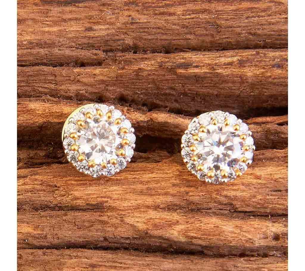 CZ TOPS WITH 2 TONE PLATING 53951 (by Pink Point - KJ53951)