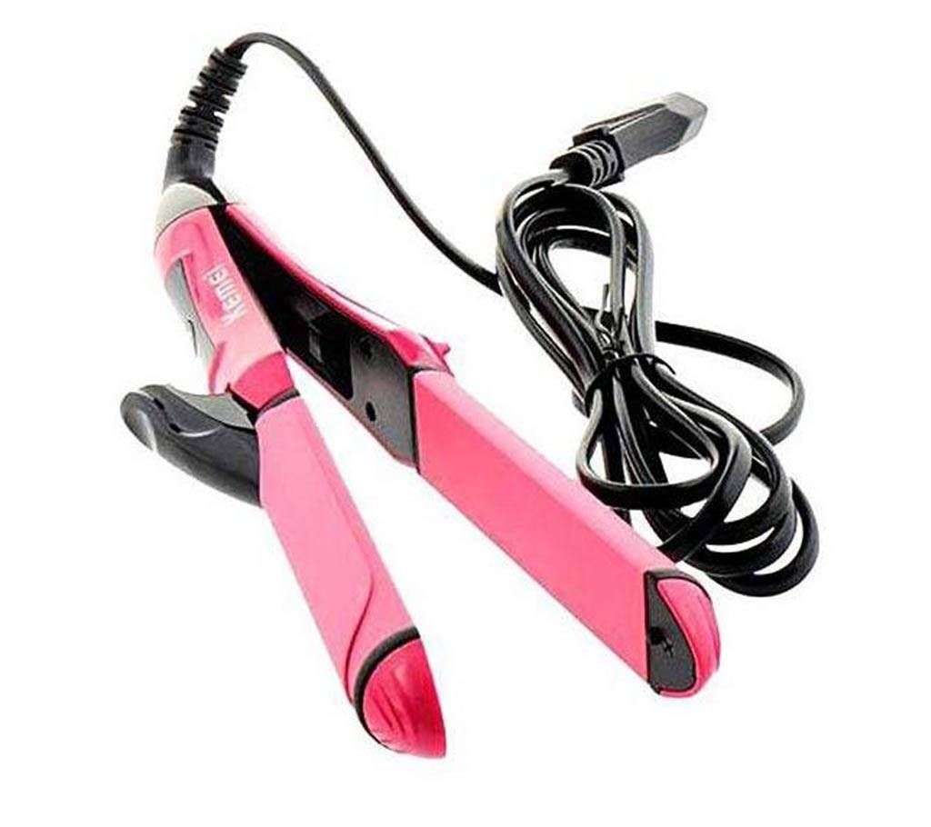 Kemei km-1055 Hair Straightener & Curling Iron