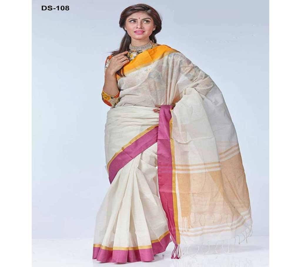 Boshakhi Taant Cotton Sharee