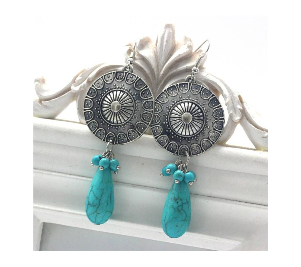 Tibetan Zinc Alloy Stud Earrings