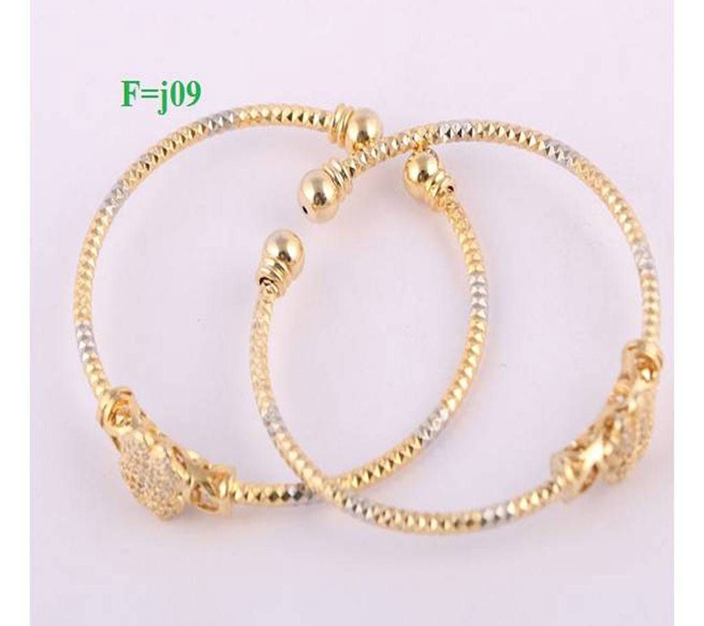 Indian Stone Setting Bangles (2 pcs) J09