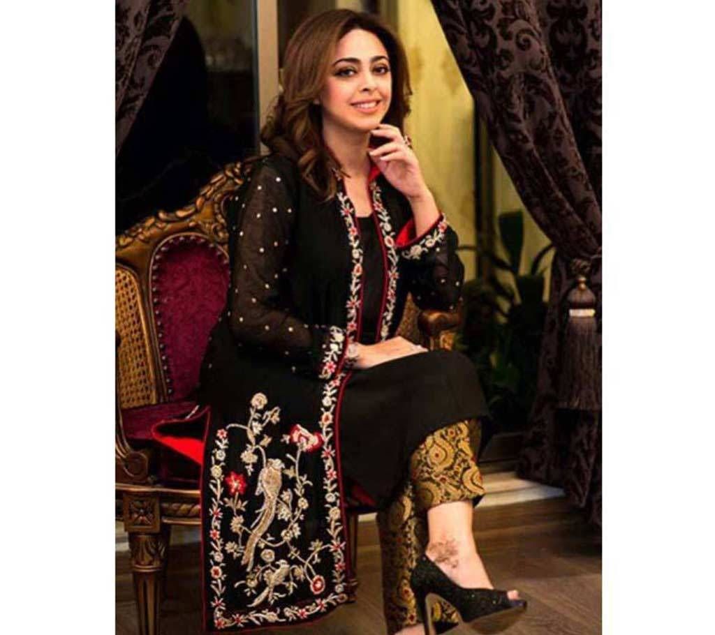 Indian semistitched replica georgette replica kurti 2 pc