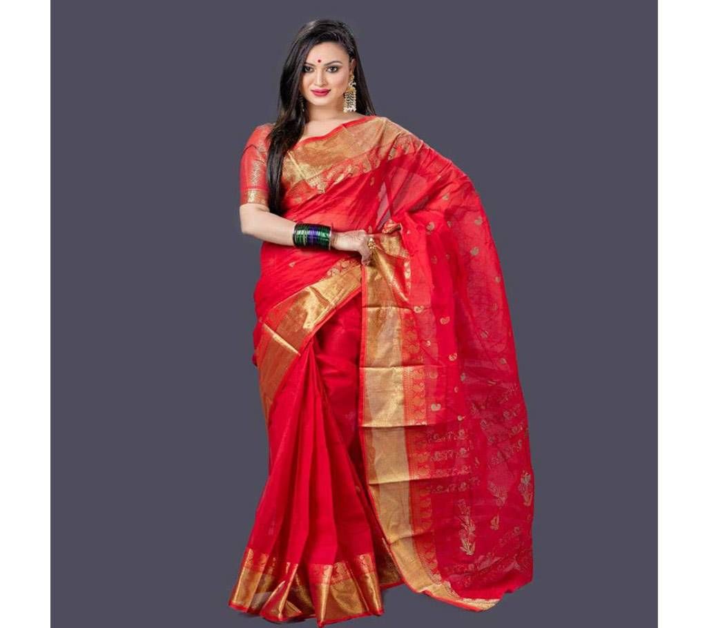 Tangail Cotton Baluchuri Saree