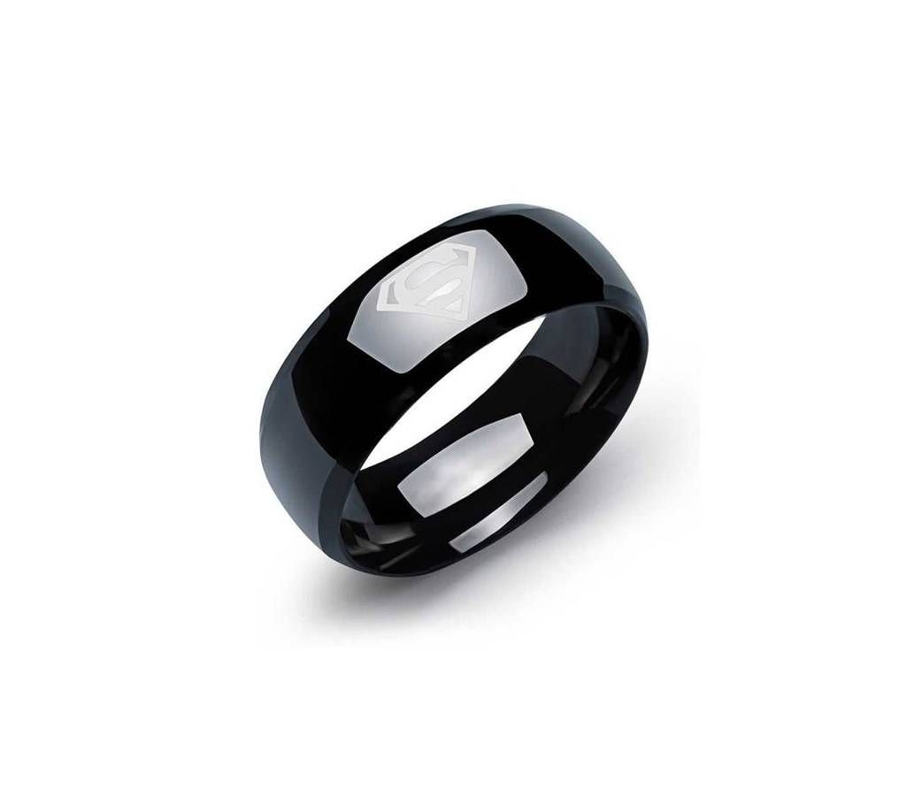 Black Alloy Finger Ring