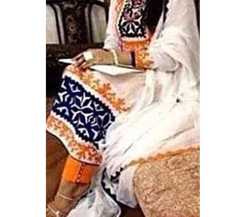 Cotton Unstitched Block print Three Piece (Copy)