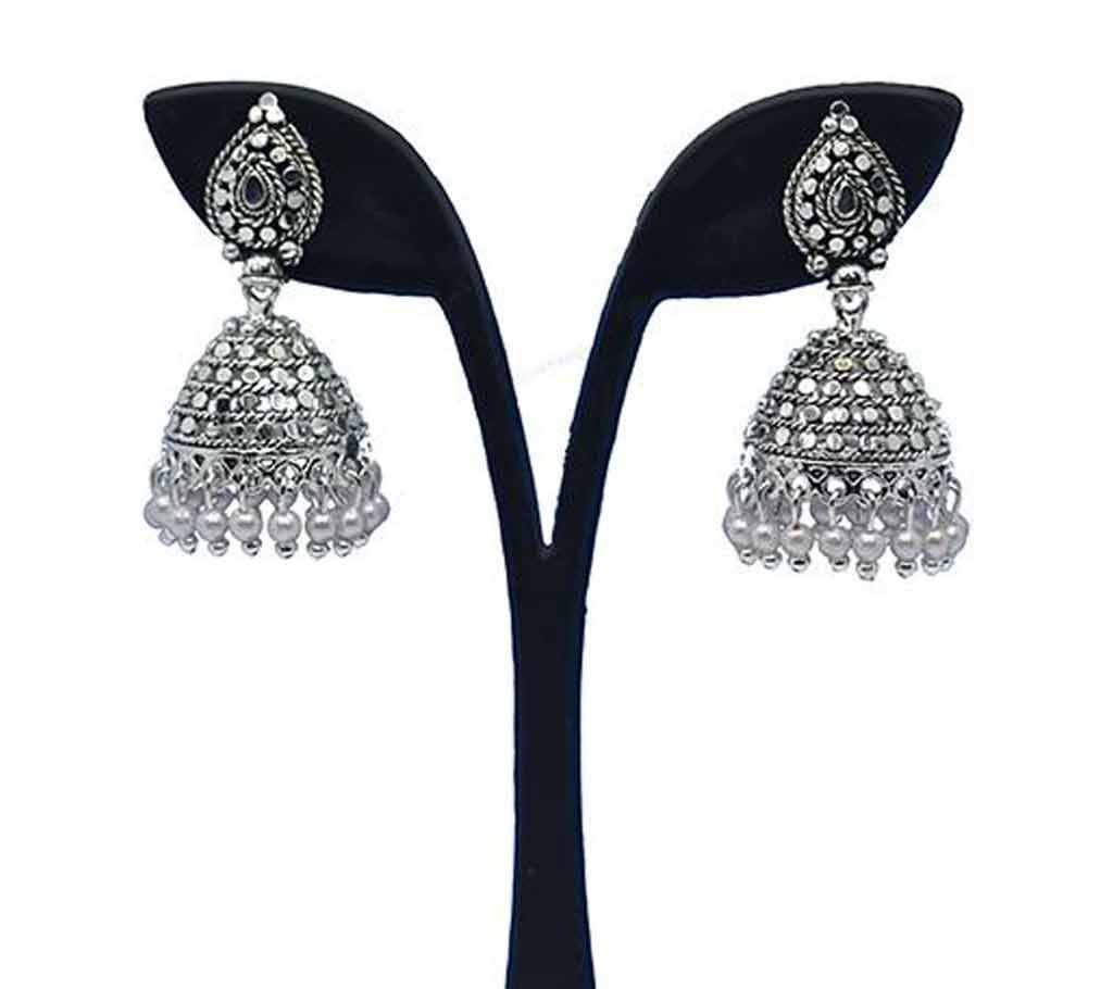 Silver Colour Indian Earring For Women