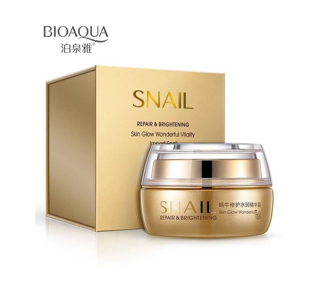 BIOAQUA Snail Repair & Brightening Day Cream Face Skin Care 50ml China