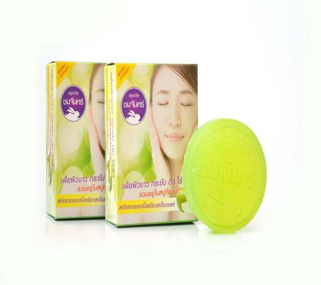 Chomchan Soap Apple Collagen  70g  Thailand