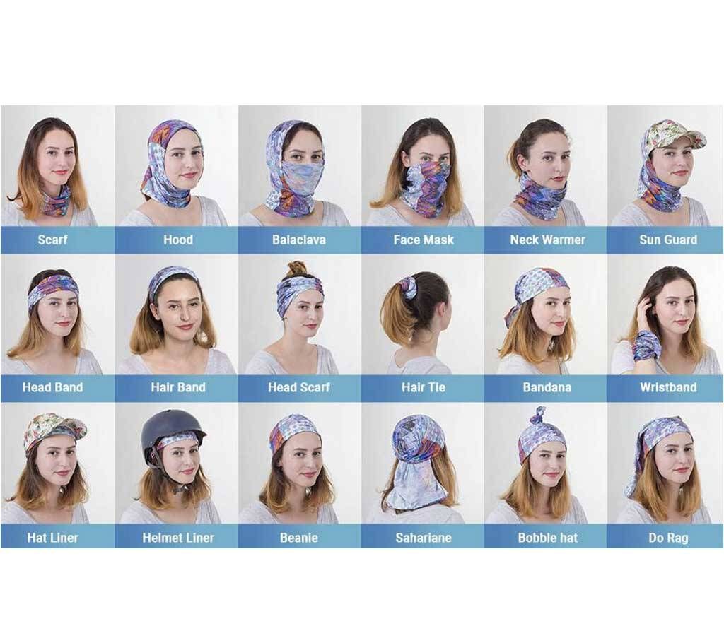 9 in 1 multi wearing scarf - 1 pcs