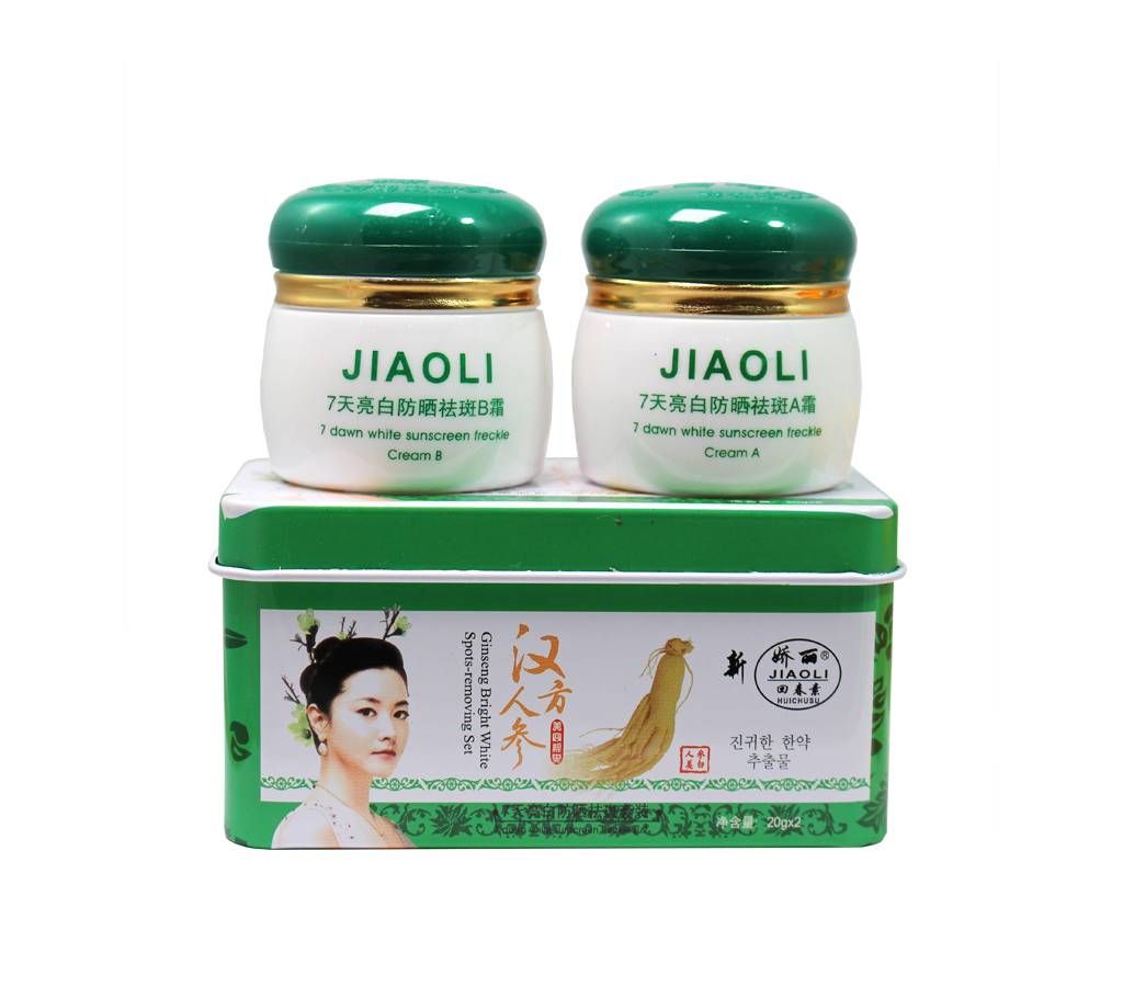 Meiniya Ginseng Bright White Spots-removing Set 40 gm (China)