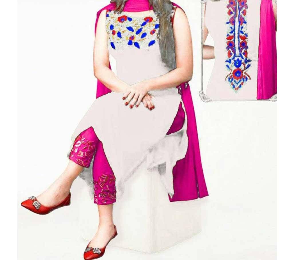 un-stitched georgette salwar kameez -1110