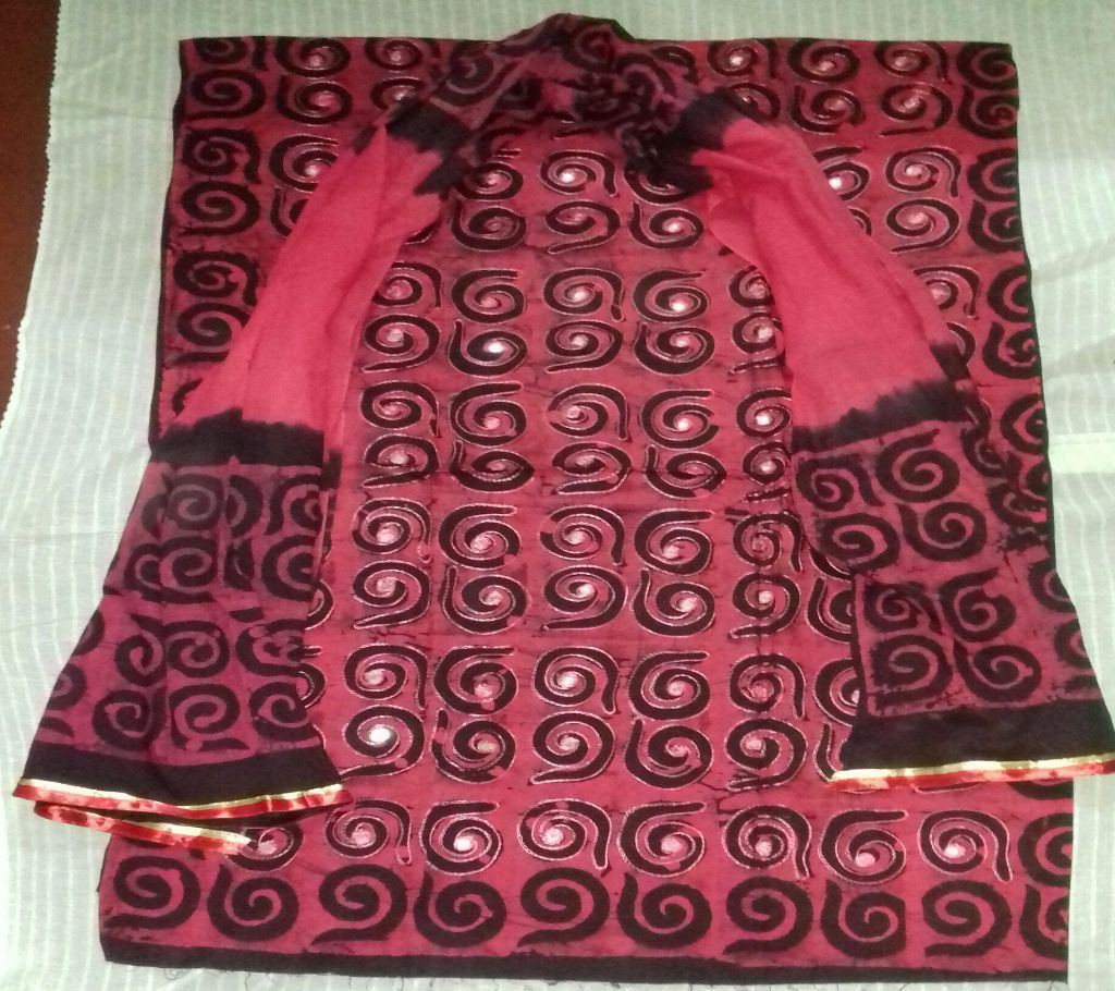 Cotton Batik 3 pices with full sleeve