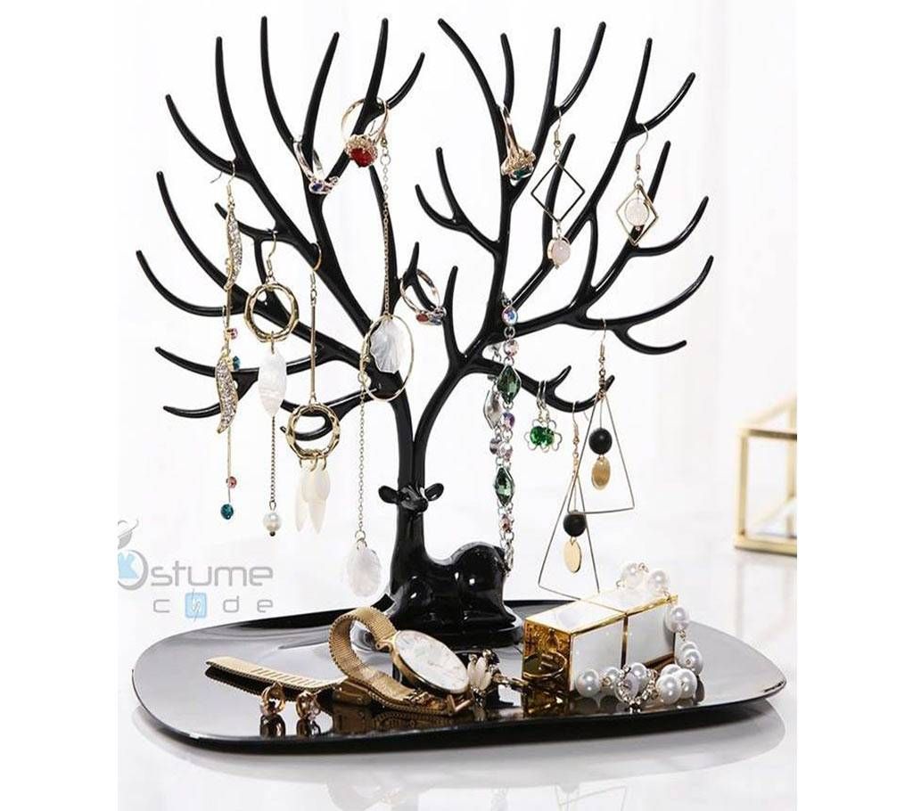 Jewelry Display Stand Tray Tree Storage Racks