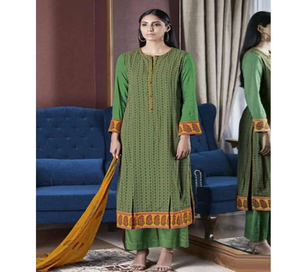 Itrana Alvina - 399 Unstitched Cotton Suit