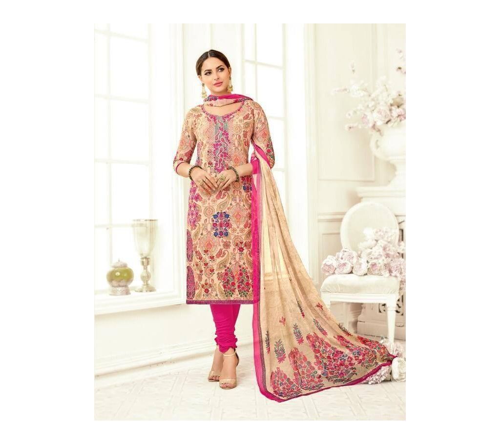 Eid Collection Unstitched PURE COTTON DIGITAL PRINT EMBROIDERY Indian 3pcs Salwar Kameez