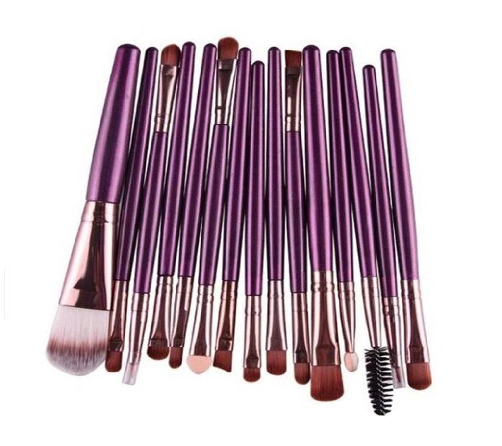 15 pcs full makeup brush set