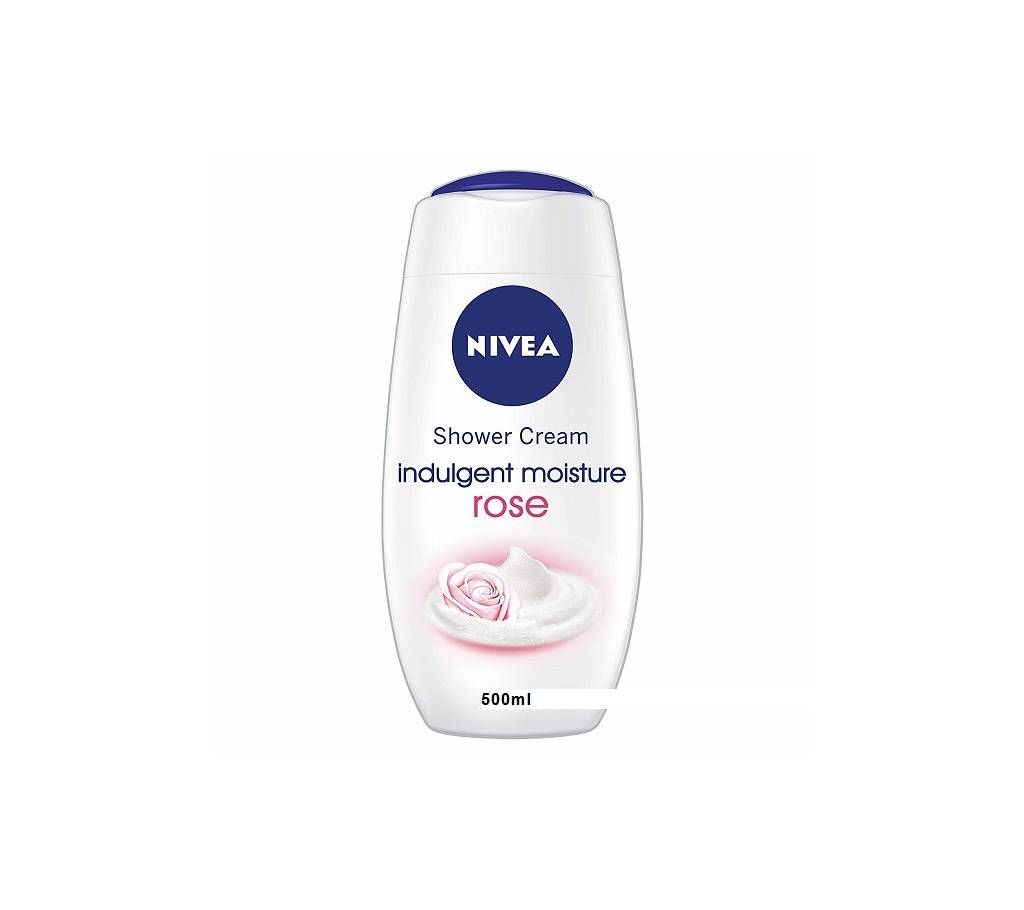 Nivea Shower Cream Indulgent Moisture Rose 500ml-Germany
