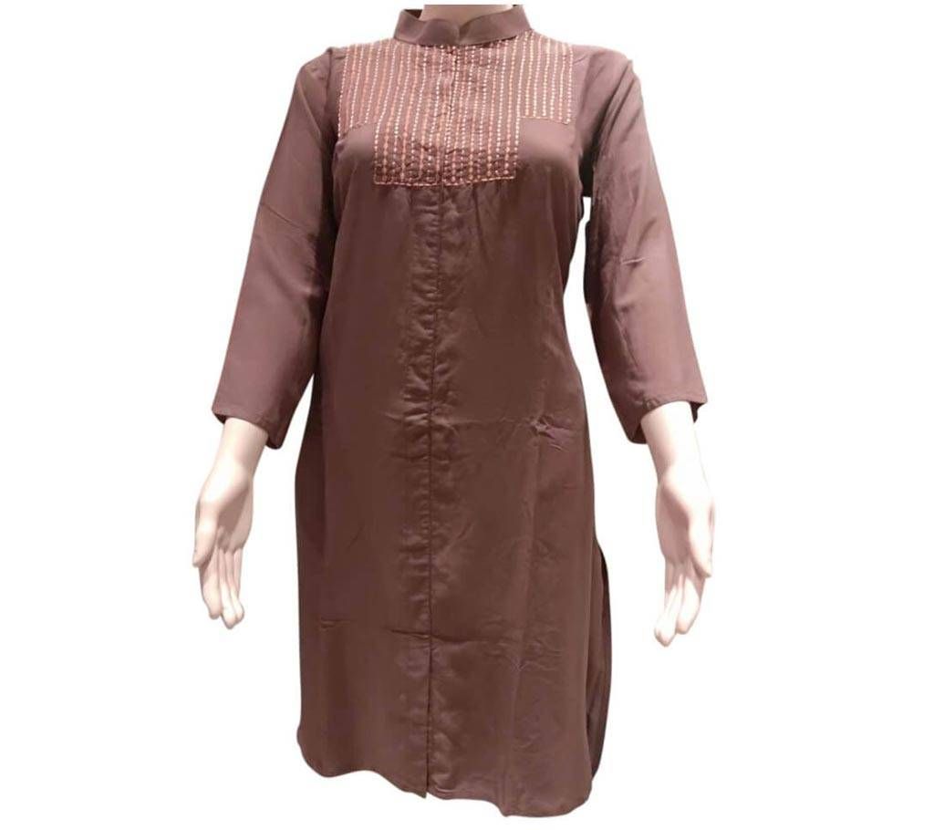 Redwood Linen Embroidery Kurti