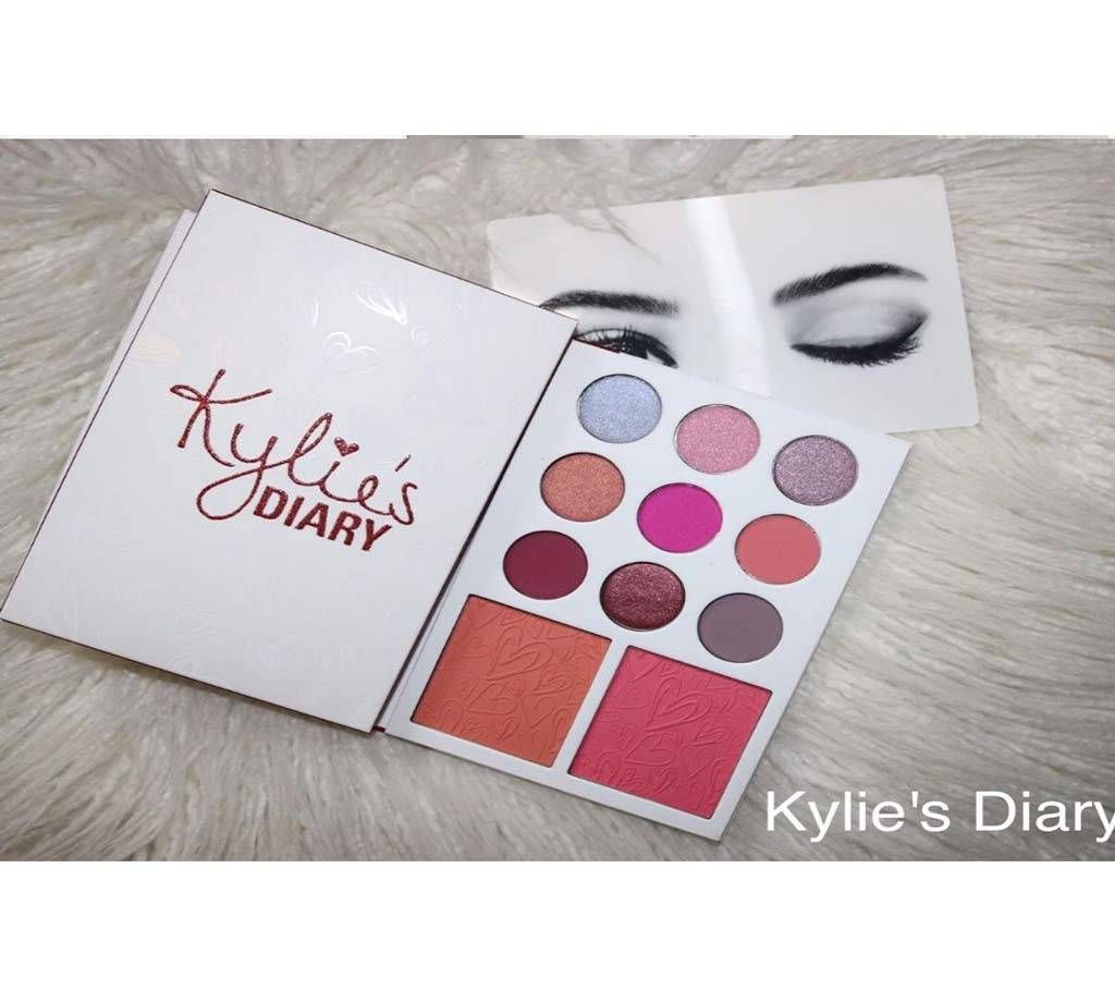Kylie XoXo The Diary Palette 9 Colors Eyeshadow & 2 Colors Blush 12 gm China