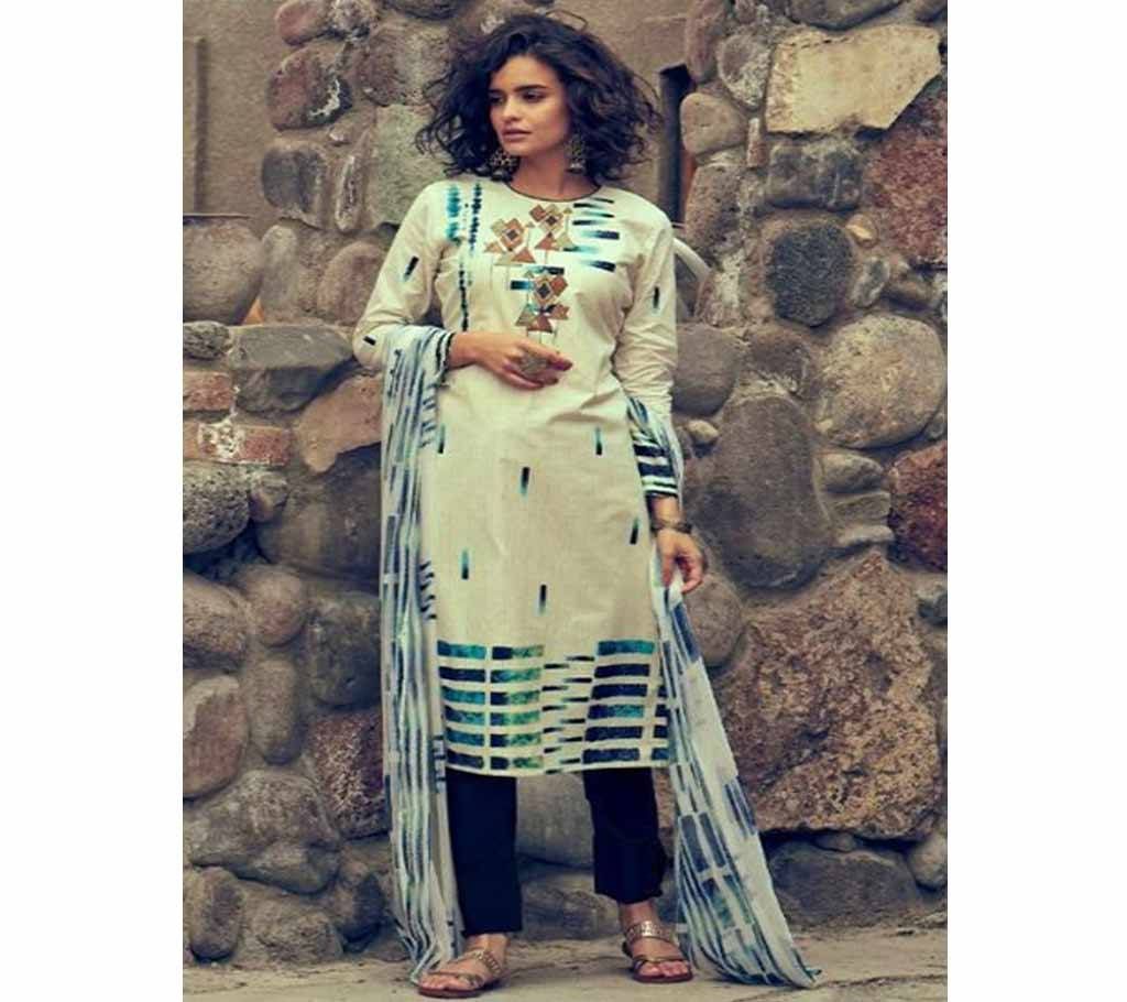 Unstitched Shahnaz Arts Gulbagh- 3509 Salwar Kameez