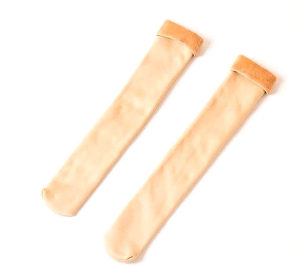 Velvet Thermal Thick Knee breathable High Socks For Women