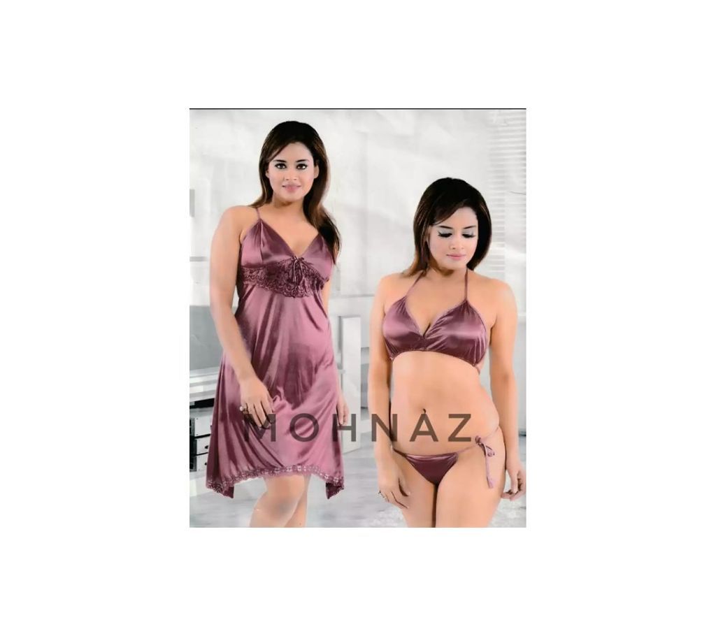 Gorgeous 3 Part Night Dress For Women ND3-04
