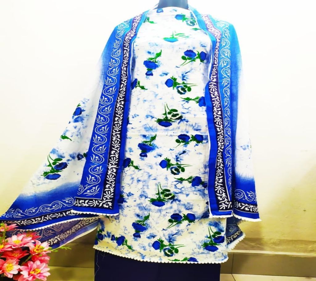Skin Print Cotton Four Piece 111