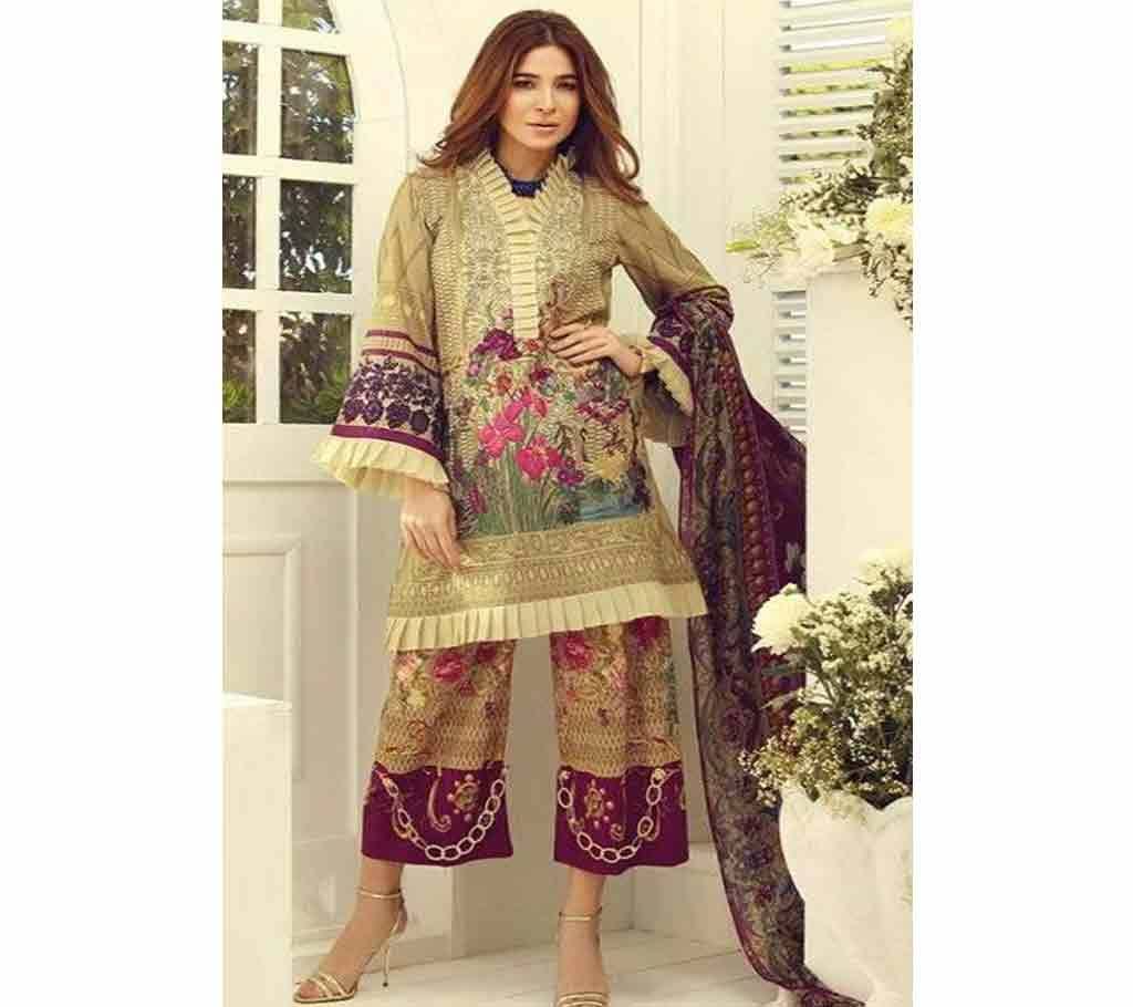 Unstitched CARNATION VOL-5 BY DEEPSY SUITS 700-702