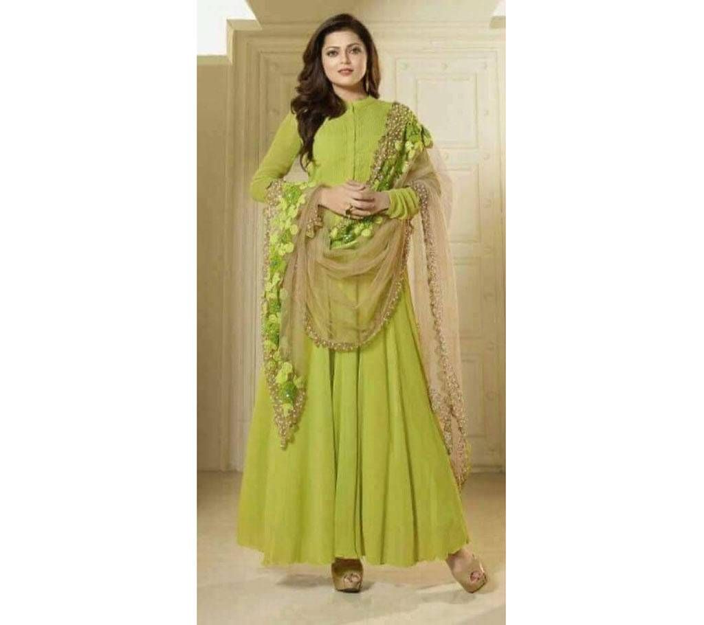 Unstiched replica georgette anarkoli suit