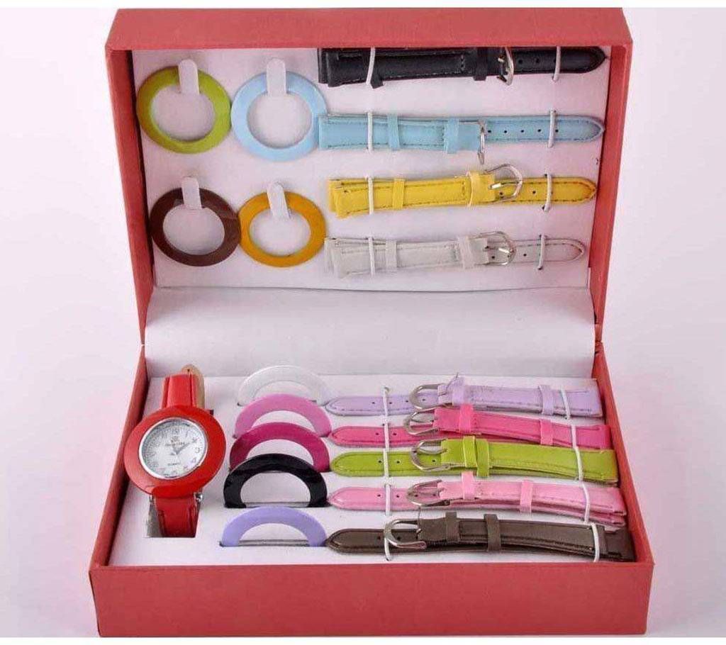 10 IN 1 changeable dial and belt watch 