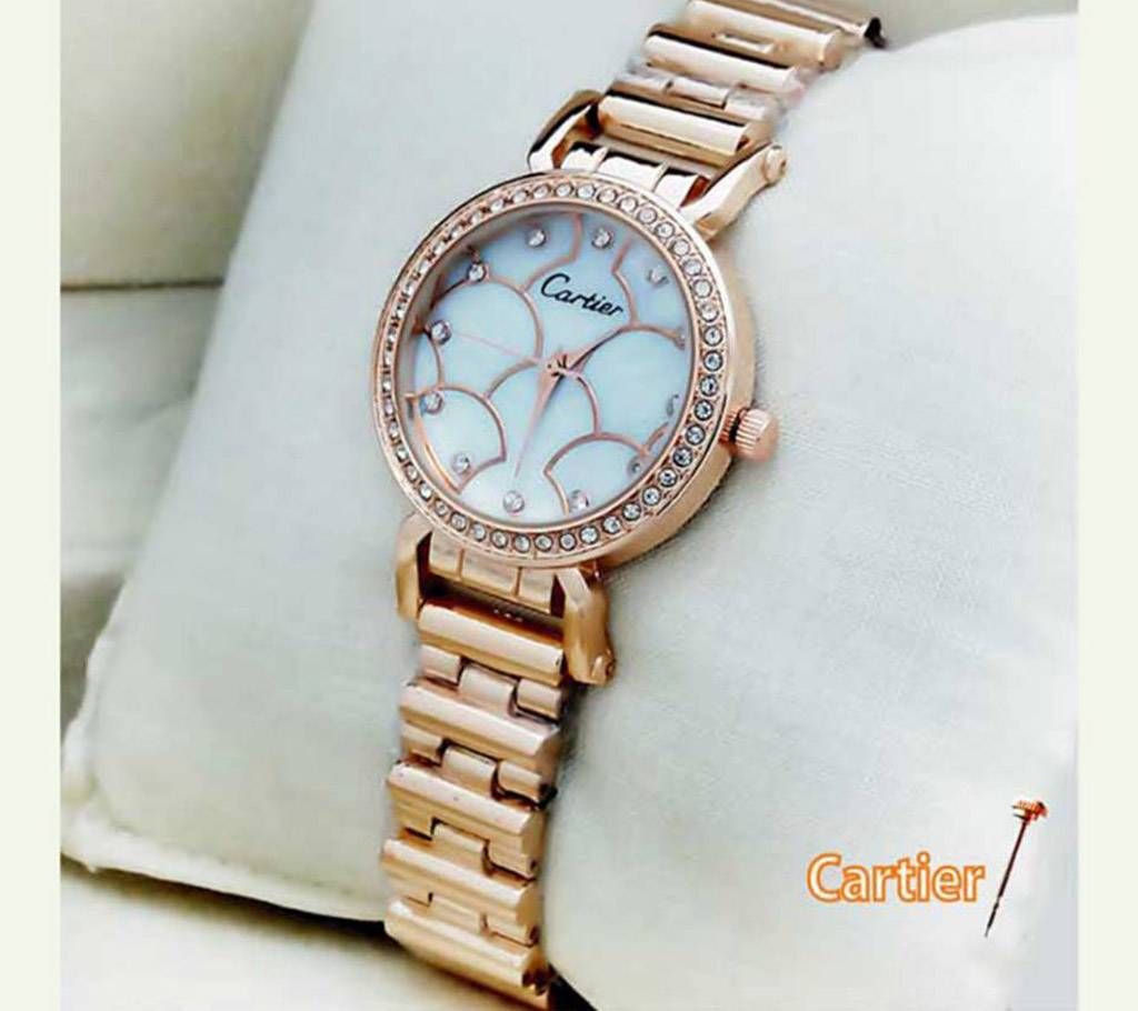 Cartier White Dial Women’s Wrist Watch Copy