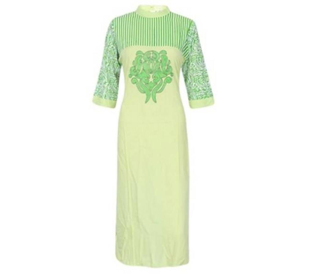 Spring Green Lilen Kurti