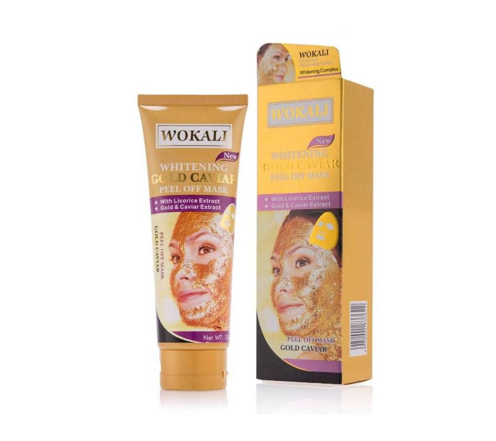 Wokali Whitening Gold Caviar Peel Off Mask