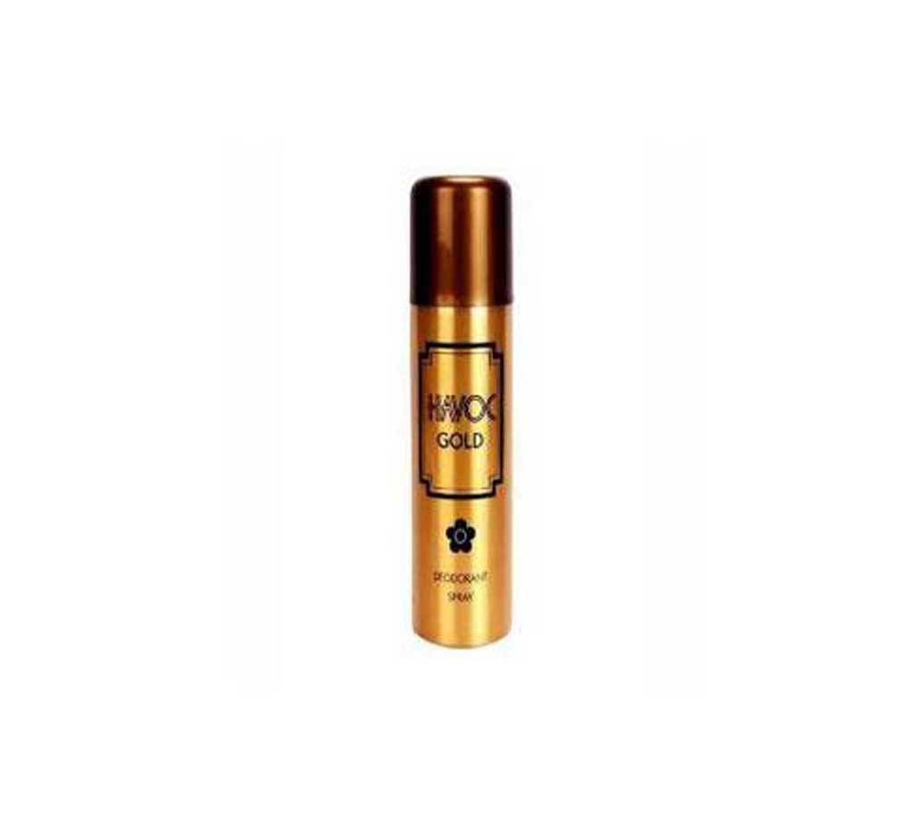 HAVOC Gold Body Spray For Women - 200 ml
