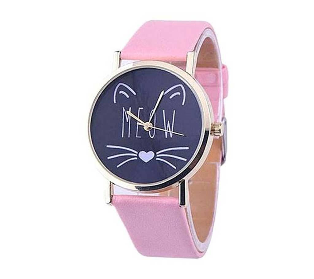 Girls Station Pink Analogue Watch for Women