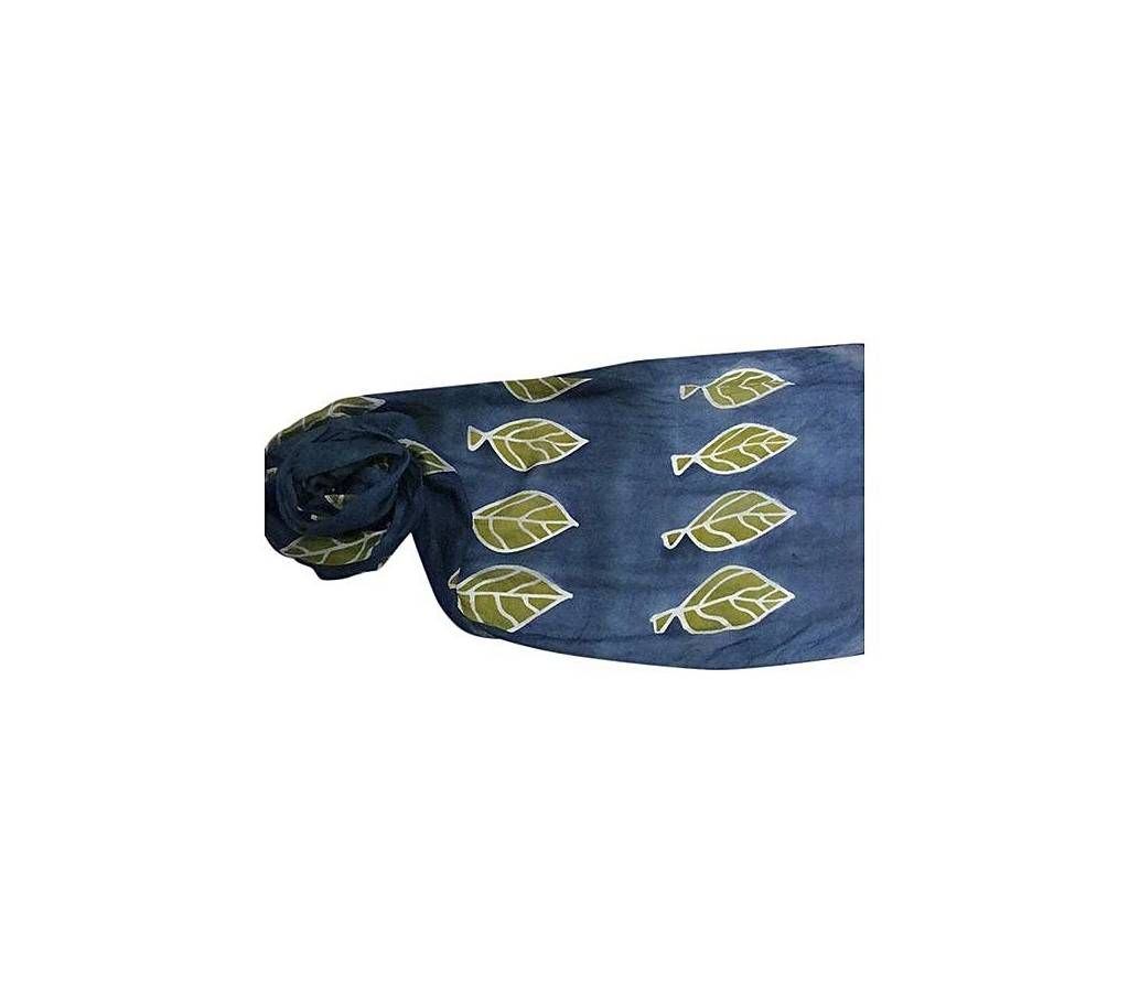 Artefact Blue Silk Scarf For Women
