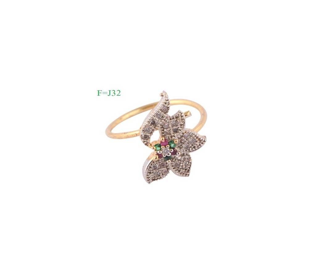 Indian gold plated finger ring-32