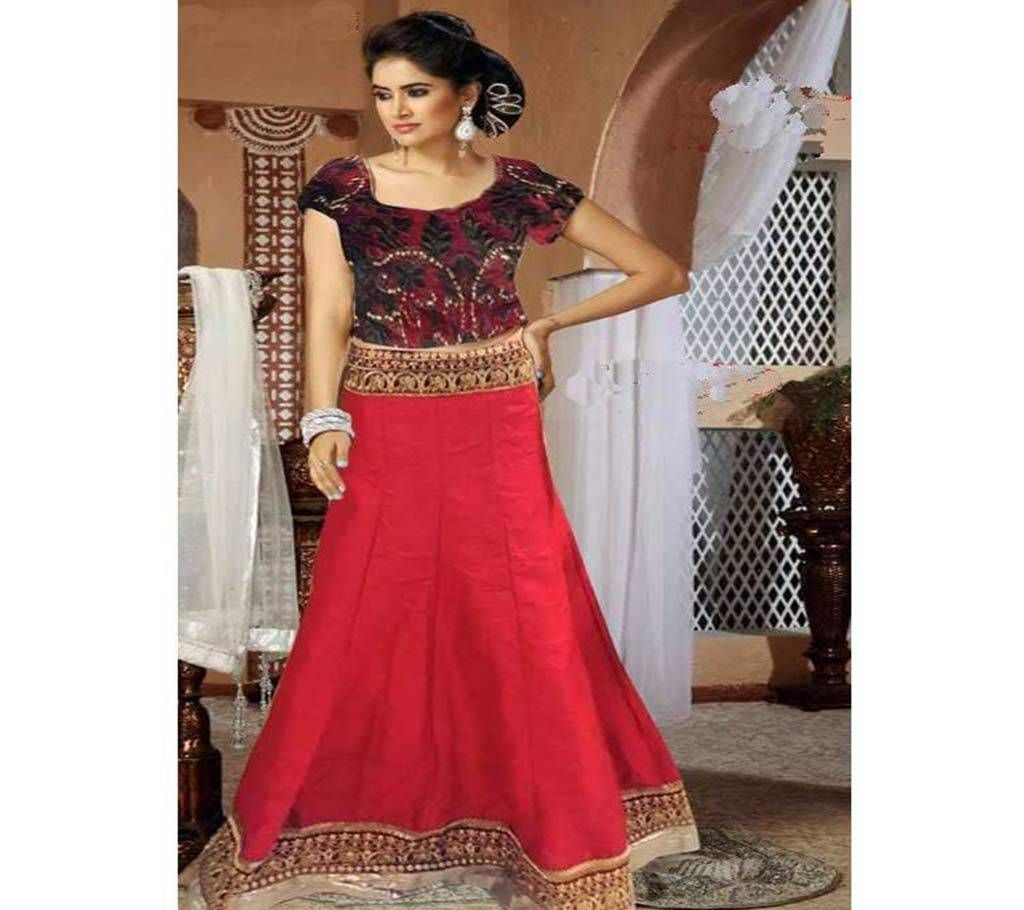 Semistitched georgette lehenga