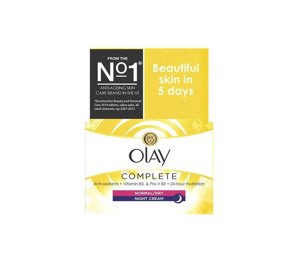 Olay Complete Care Moisturiser Night Cream Poland