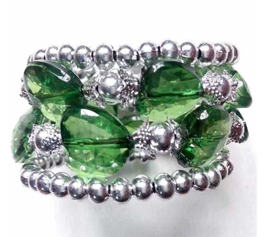 love shaped bracelet green 