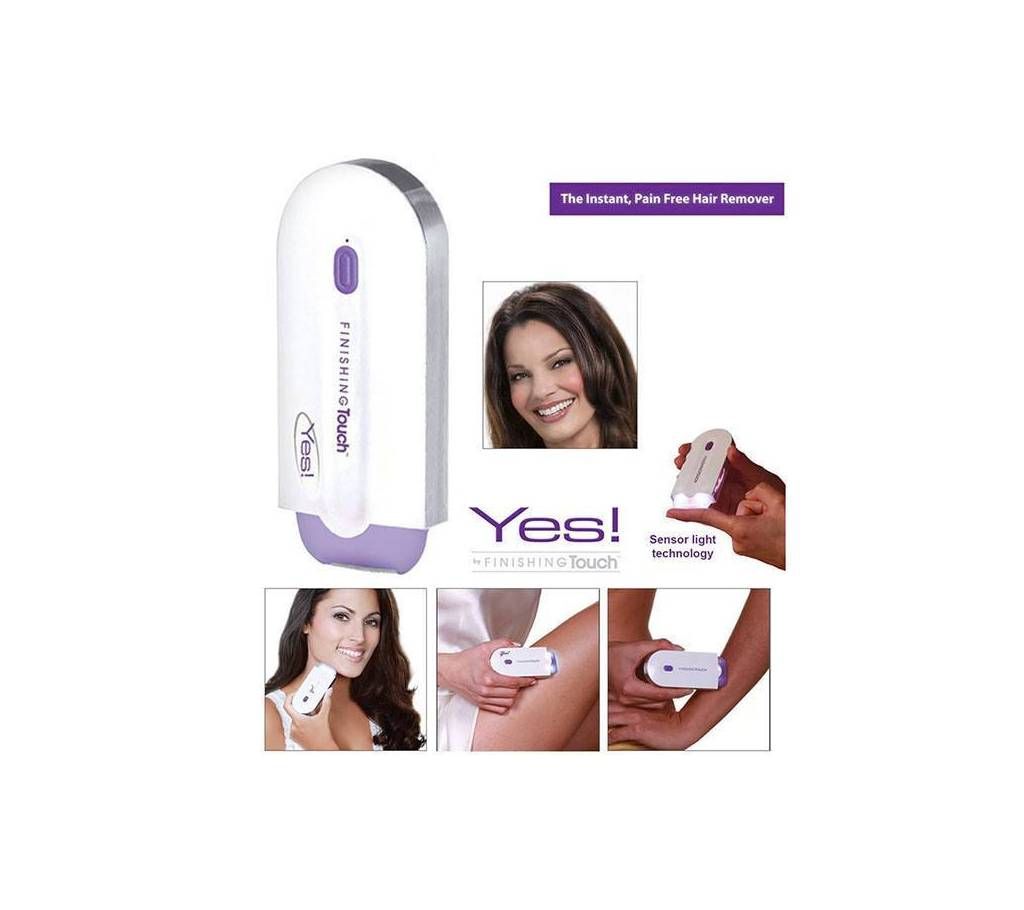 Yes! Finishing Touch Hair Remover Sensor Light Technology