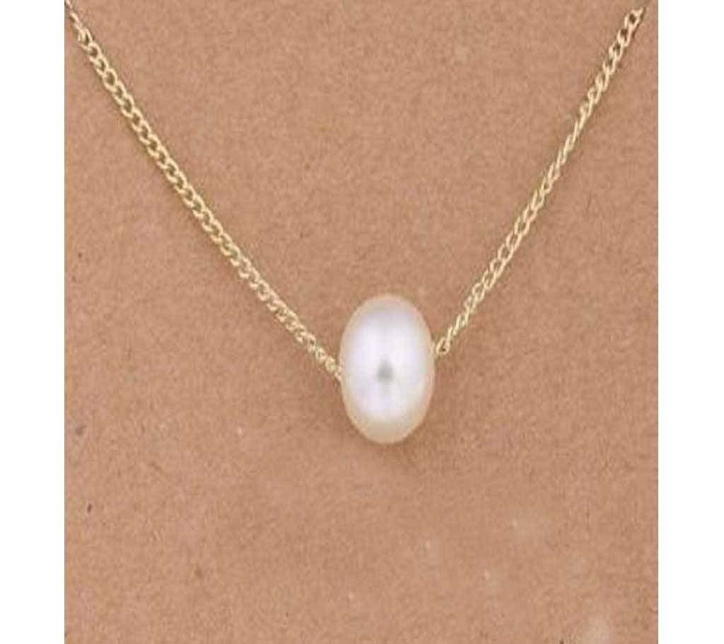 Hot sale imitation pearl of love gold-color Pendant Necklaces Clavicle Chains necklace Fashion Chain Necklace Women Jewelry