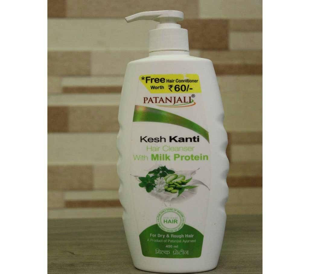 Patanjali Kesh Kanti Milk Protein Hair Shampoo 450ml - India 