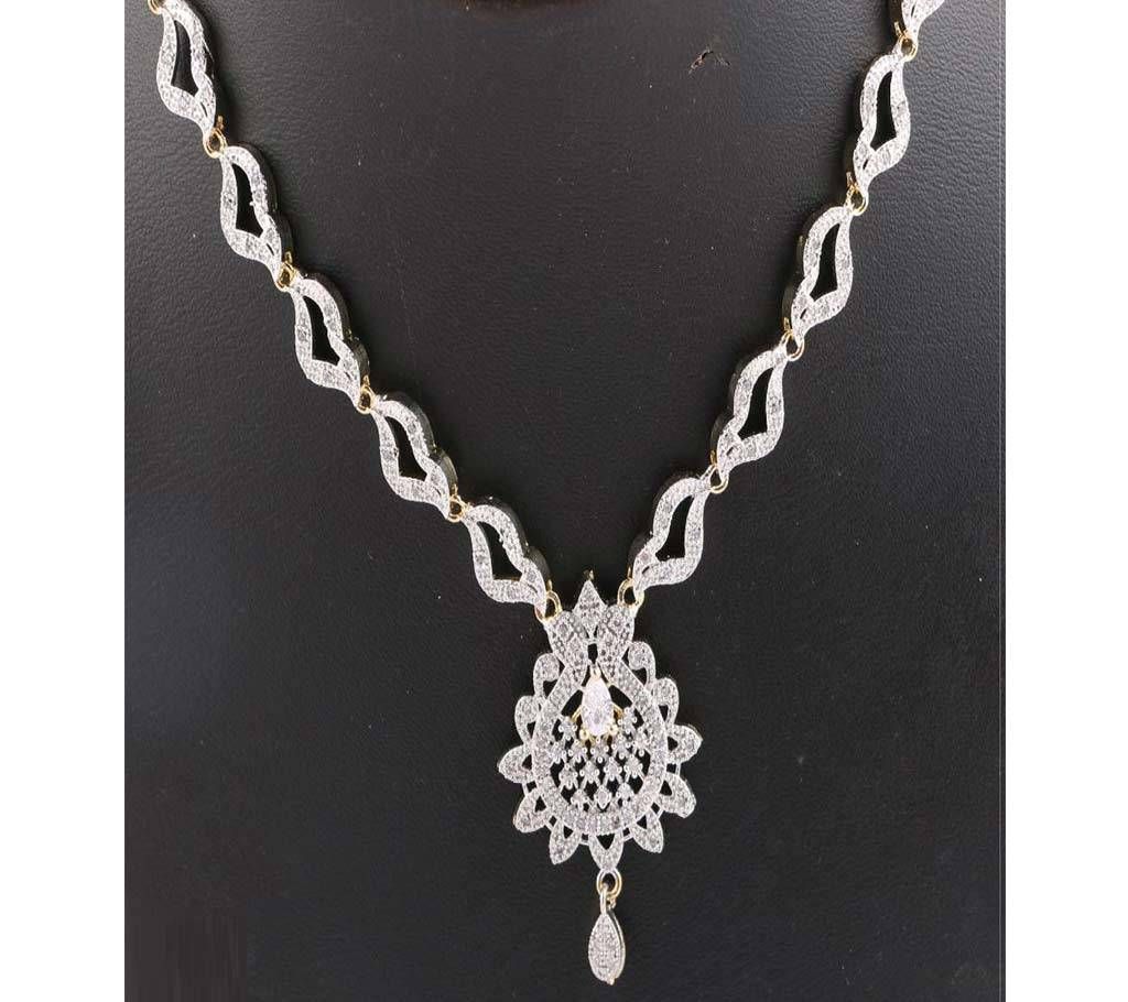 american diamond cut Necklace-804