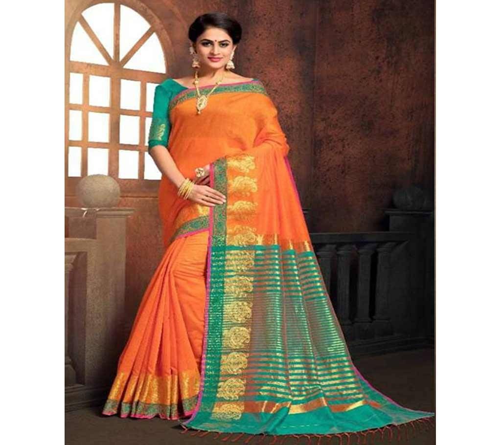 COTTON SILK WEAVING SAREE